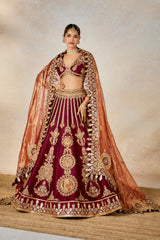 ANJEER KALAKAND LEHENGA SET