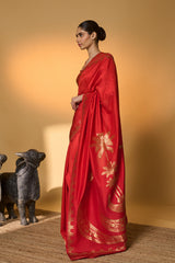 Crimson Tijila Saree