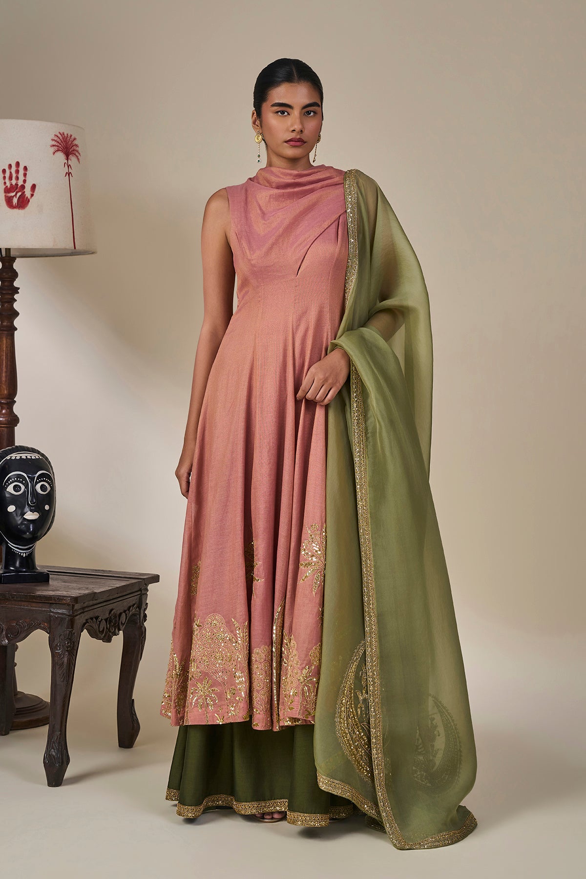 Gulkand Gulnaar' Anarkali Set
