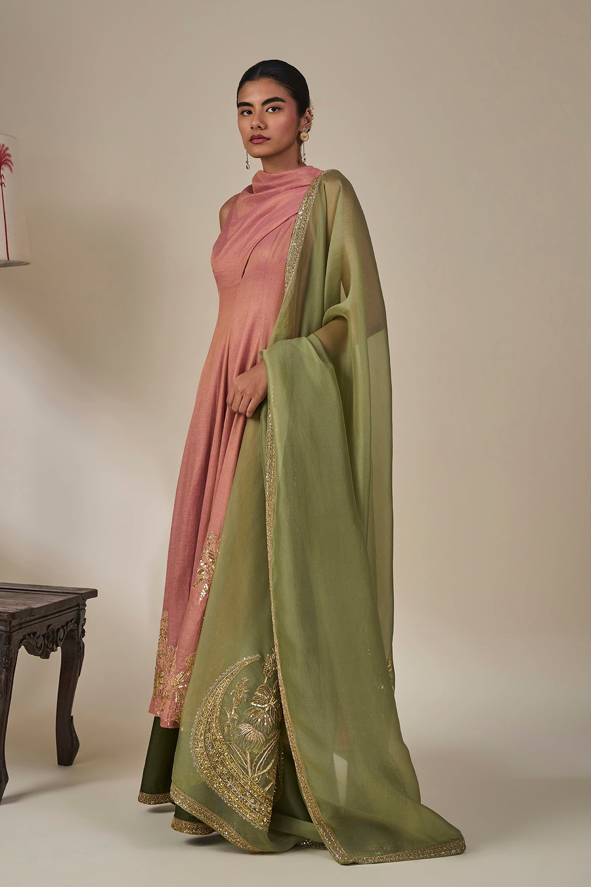 Gulkand Gulnaar' Anarkali Set