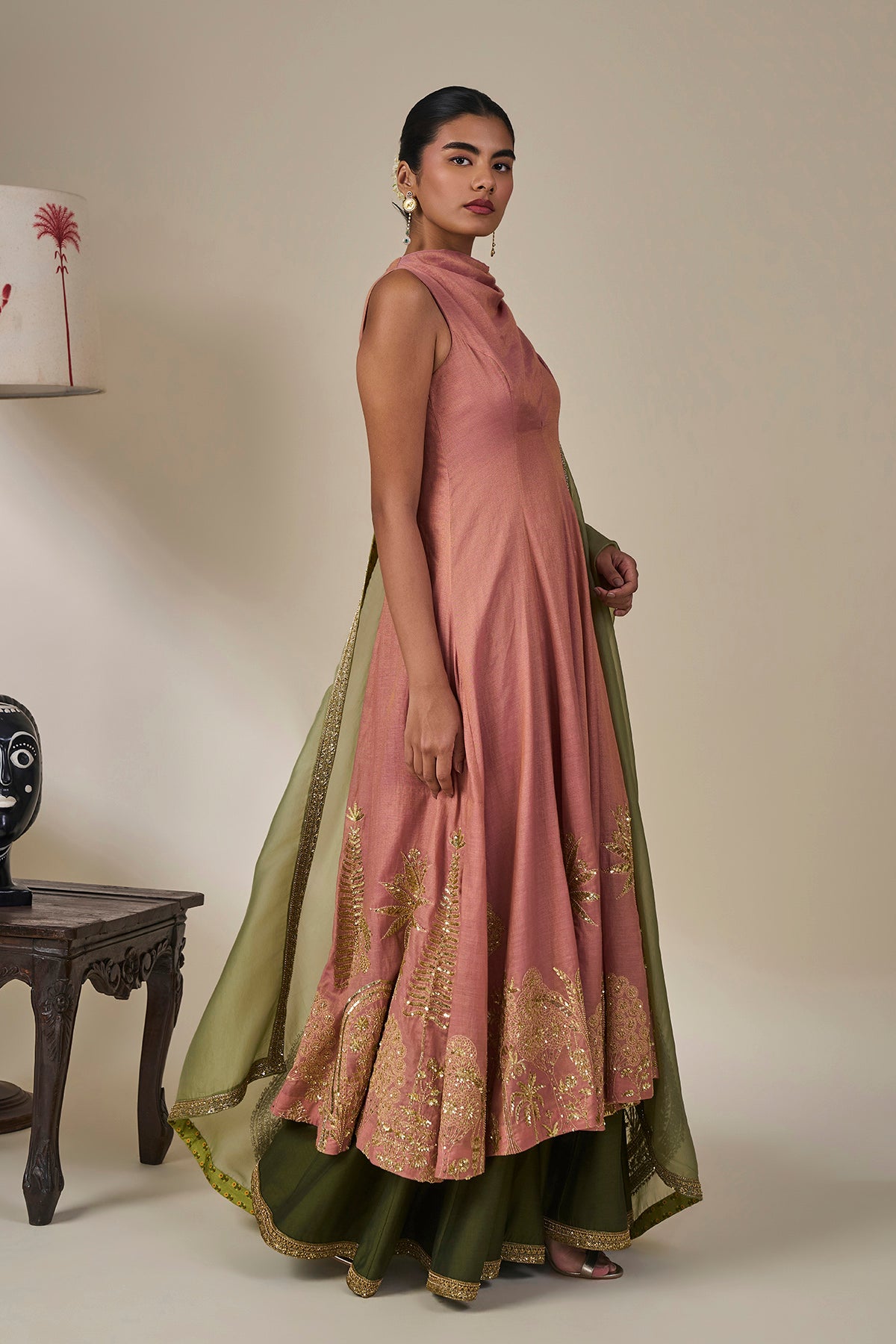 Gulkand Gulnaar' Anarkali Set