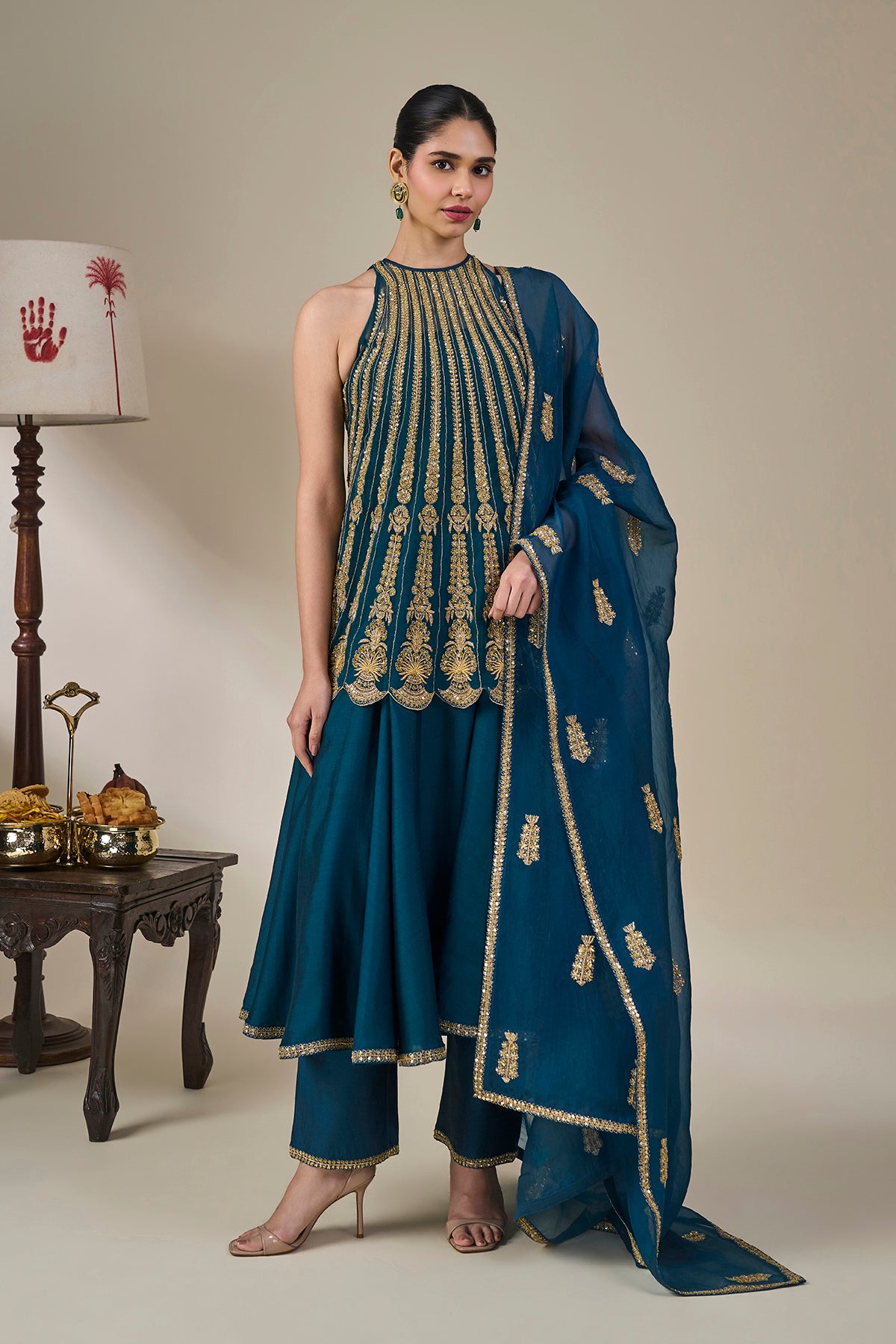 Leher Ki Mehfil' Anarkali Set