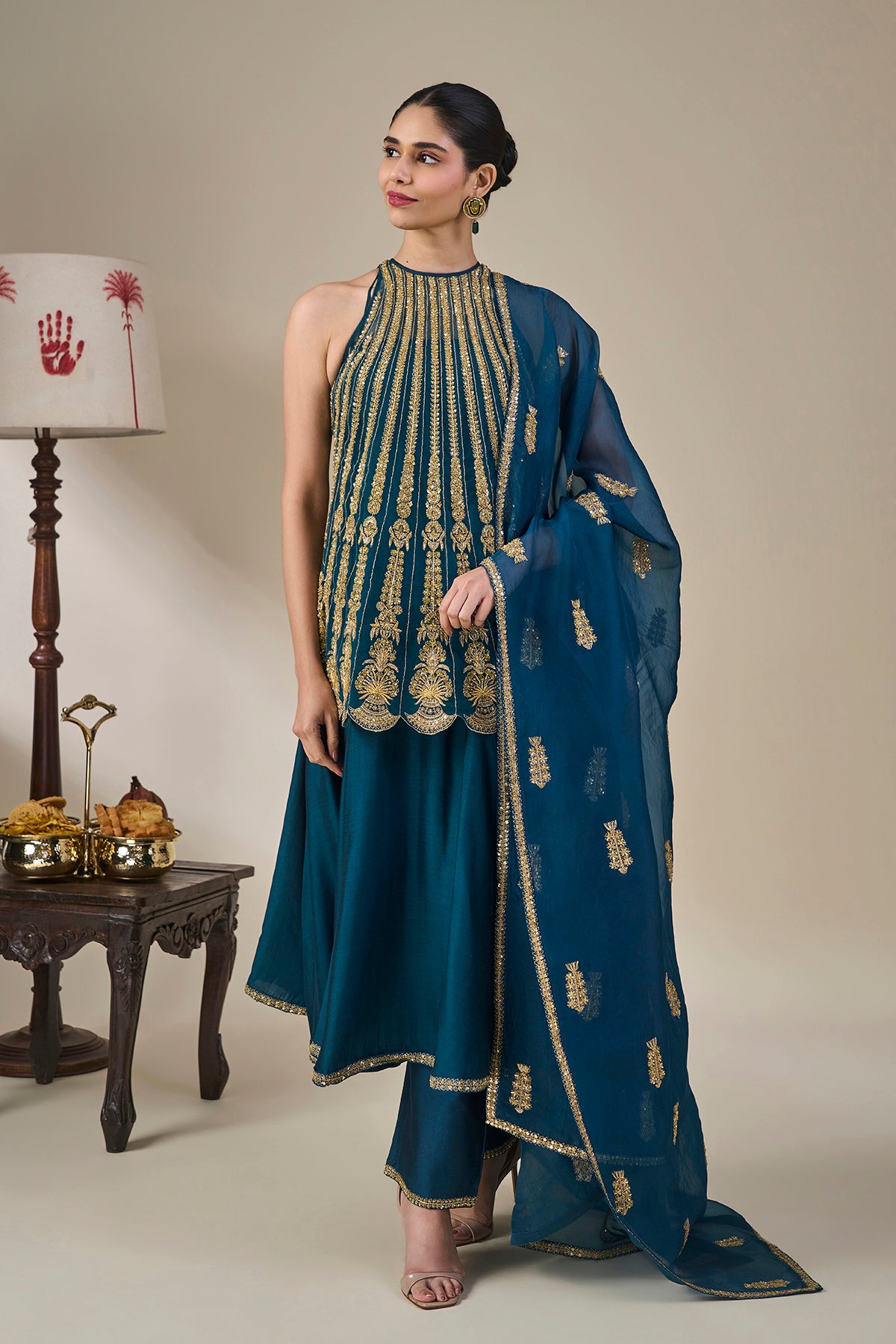 Leher Ki Mehfil' Anarkali Set
