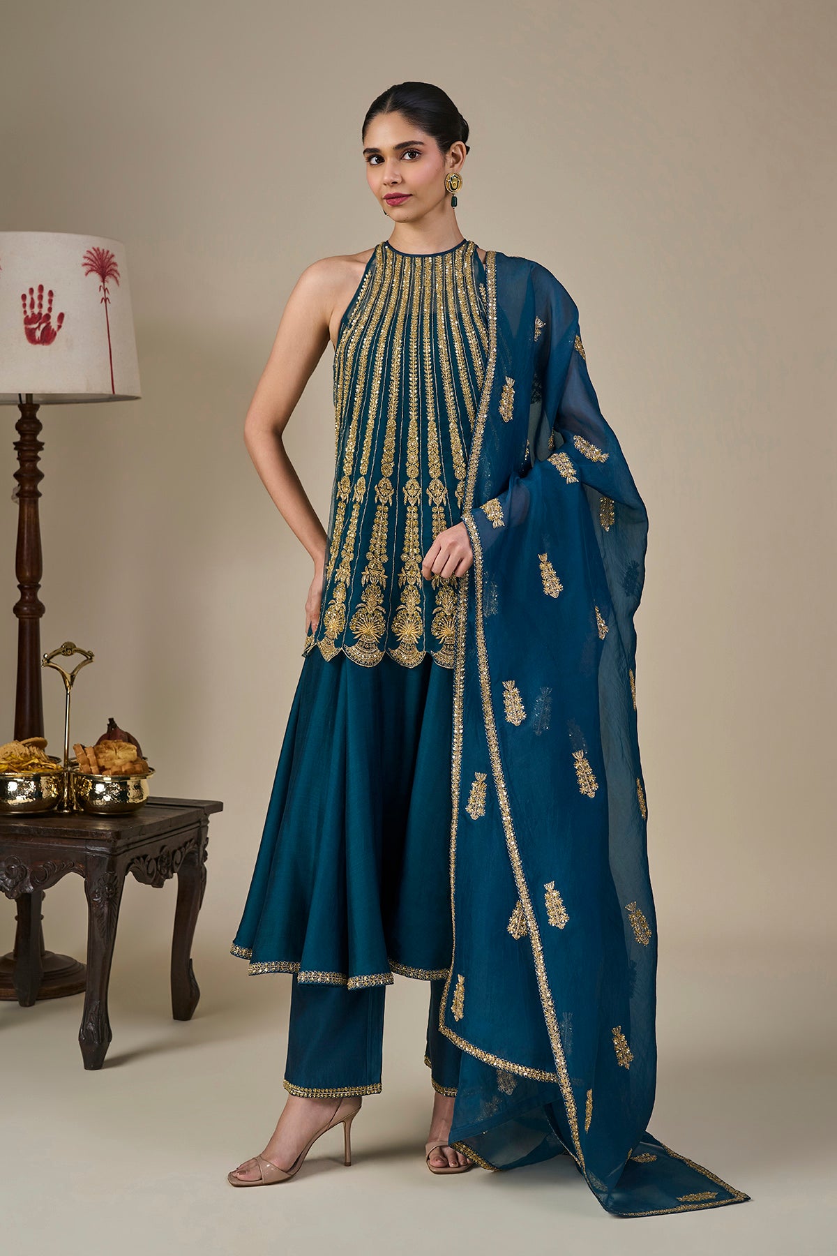 Leher Ki Mehfil' Anarkali Set