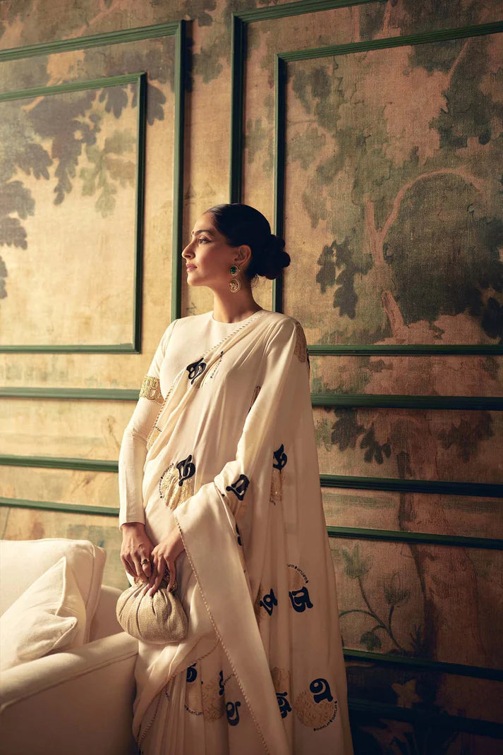 The Oh So Masaba Ivory Saree Set