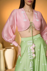 Totem Pod On Lunar Aisle Skirt Set