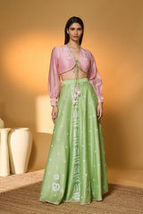 Totem Pod On Lunar Aisle Skirt Set