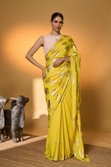 Yellow Haath Saree