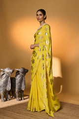 Yellow Haath Saree