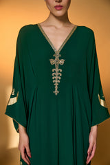 Green Palm Tress Kaftan