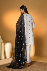 Ivory Pine-Code Kurta Set