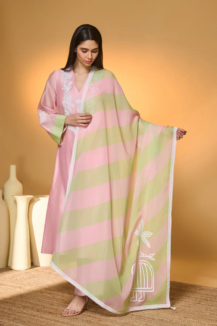 Pink Jungle Bakery Kurta Set