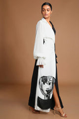 Reflection Long Draped Dress