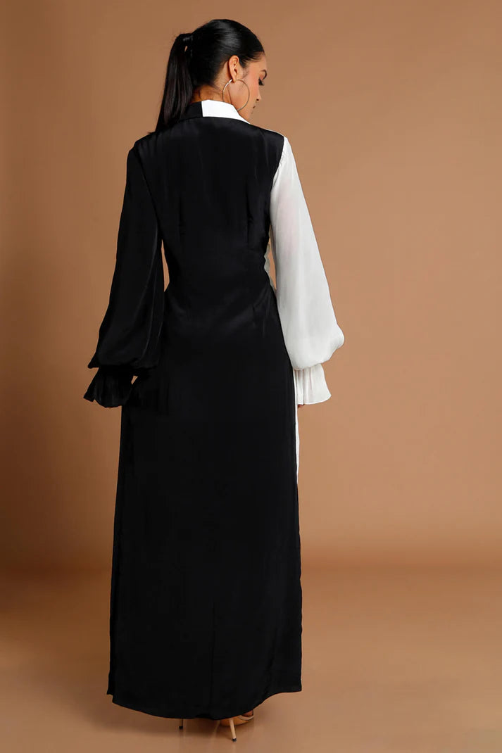 Reflection Long Draped Dress