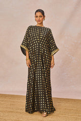 Black Palmscape Kaftan