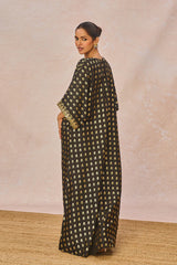 Black Palmscape Kaftan