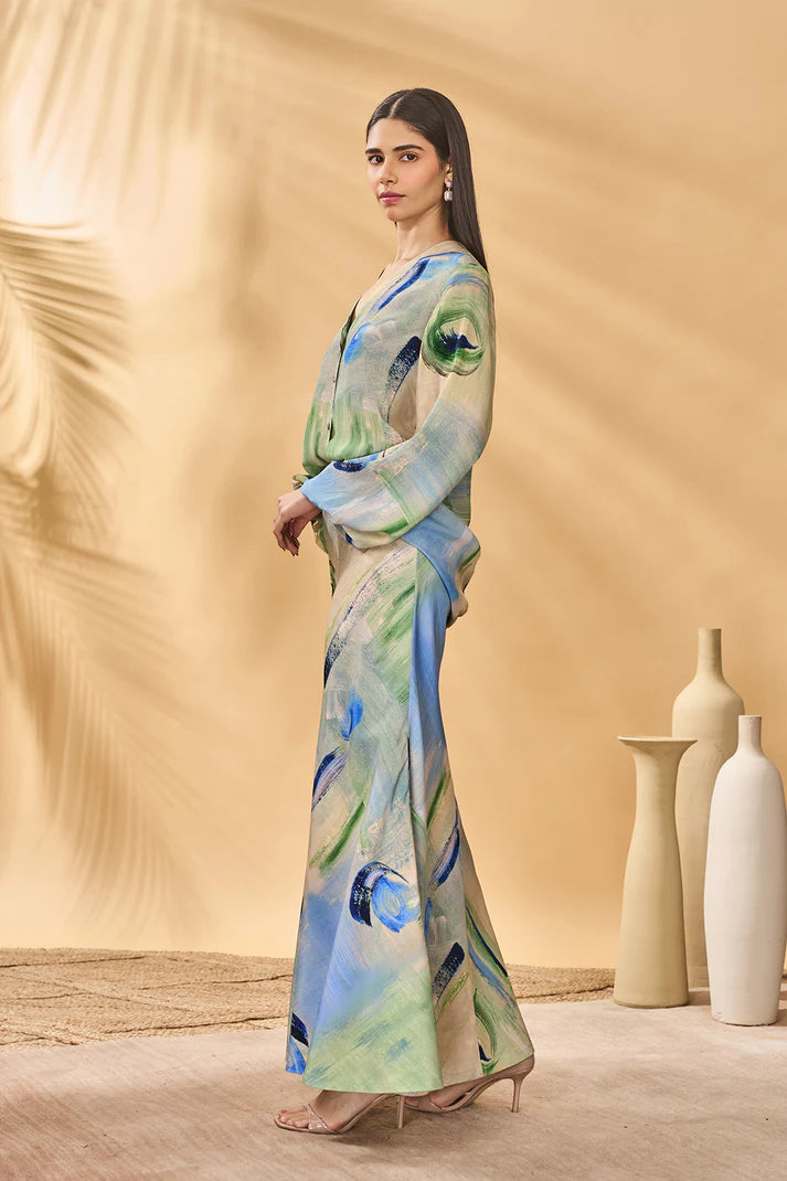 Whirl Wind Trumpet Skirt Set