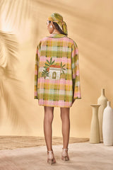 Holiday Home Pina Colada Checkered Jacket