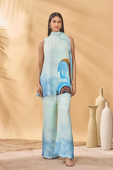 Blue Lost In Space Tunic Set