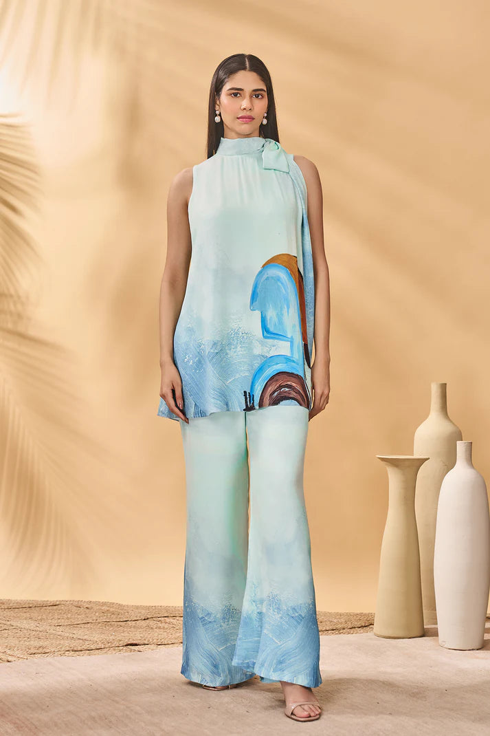 Blue Lost In Space Tunic Set