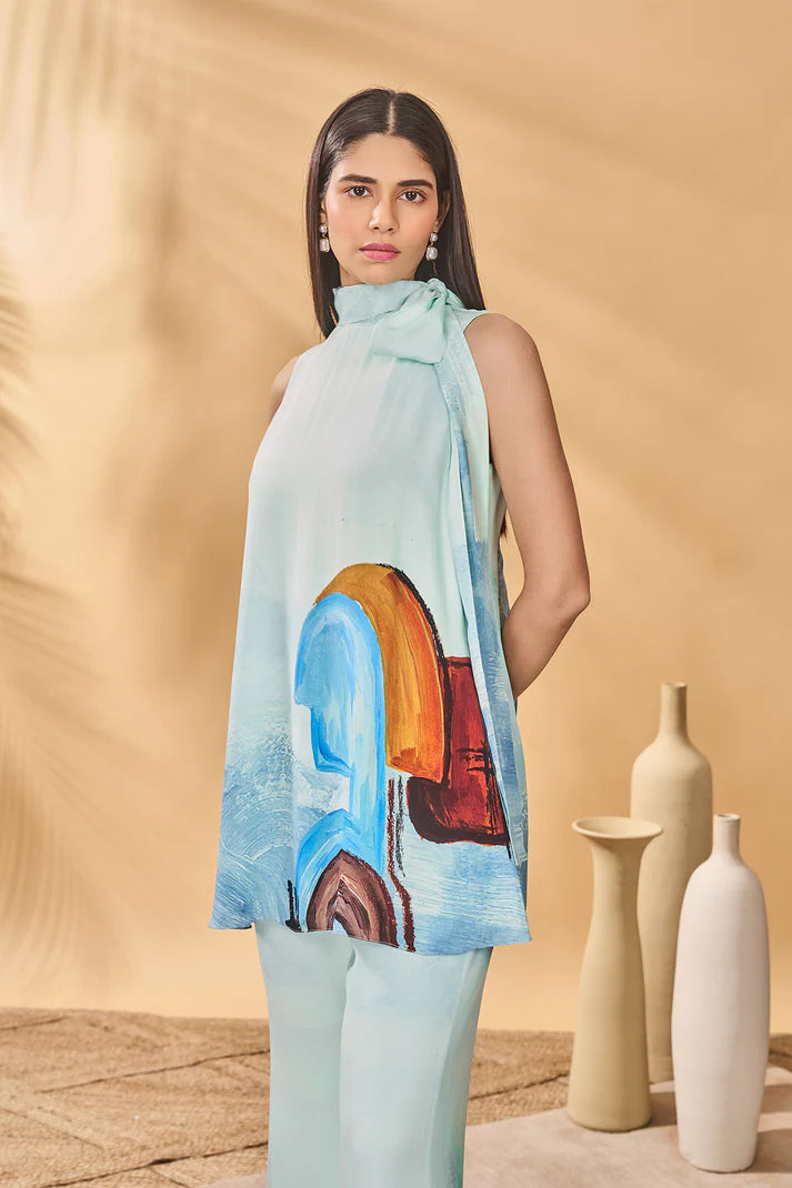 Blue Lost In Space Tunic Set