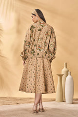 Beige Miniature Dreams Bomber Jacket Set 2