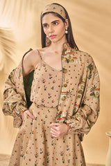 Beige Miniature Dreams Bomber Jacket Set 2