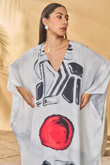 White Noise Kaftan