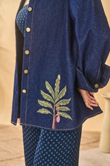 Midnight Trellis Palm Set