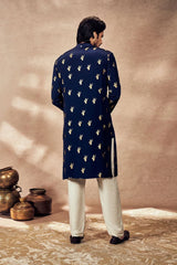 WHISPERING LEAF FOIL KURTA