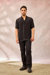 BLACK MIDNIGHT IMPRINT SHIRT