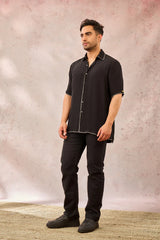BLACK MIDNIGHT IMPRINT SHIRT