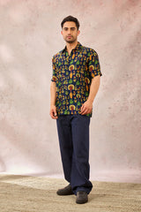 BLUE NOMADIC TRIBE SHIRT