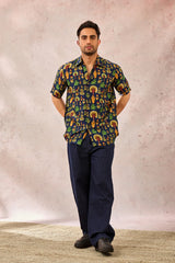 BLUE NOMADIC TRIBE SHIRT