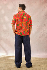 RED TROPICAL RHAPSODY SHIRT