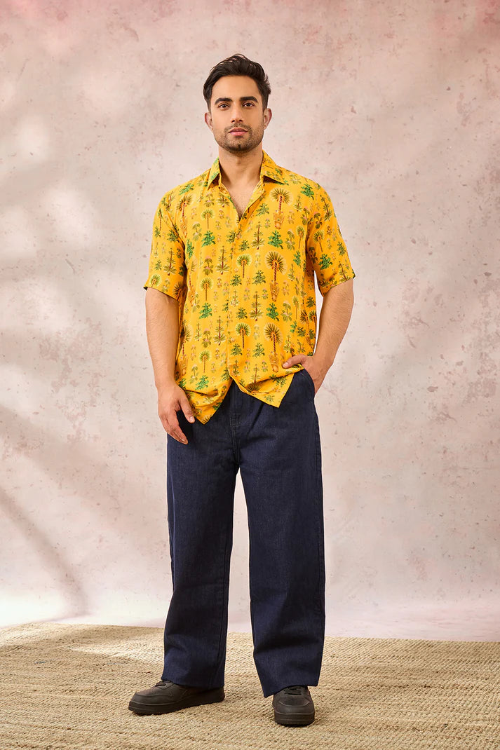 YELLOW NOMADIC TRIBE SHIRT | The Mahal
