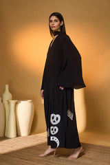 Black Midnight Snack Kaftan