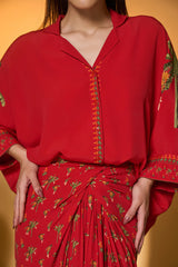 Red Tropical Fusion Set