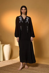 Black Midnight Snack Co-Ord Set