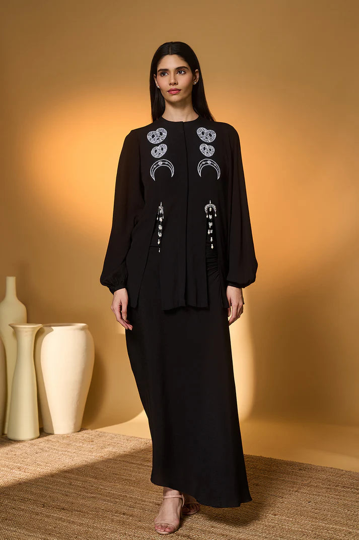 Black Midnight Snack Co-Ord Set