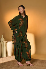 Olive Chirpy Chase Co-Ord Set