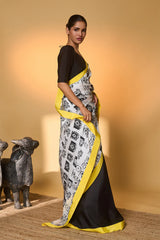Yellow Camera Saree