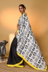 Yellow Camera Saree