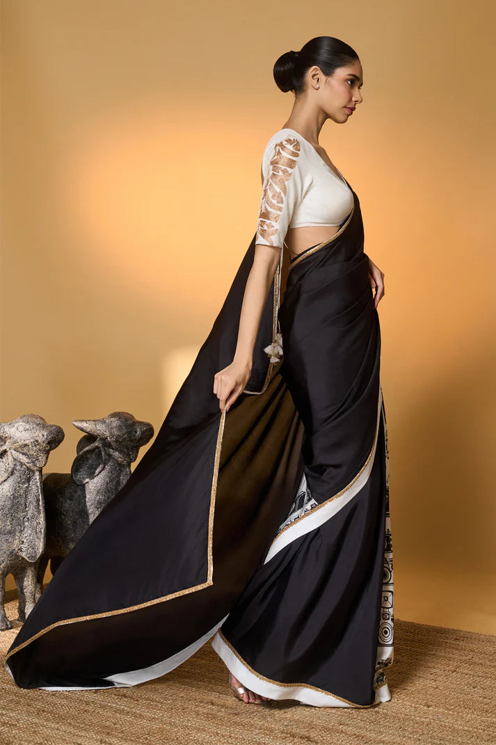 Black Camera Saree