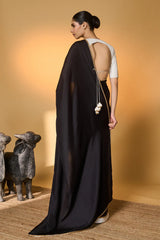 Black Camera Saree