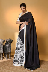 Black Camera Saree
