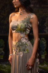 ISLA Tube Top Drape Saree Set