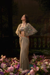 NAAZ Drape Skirt Set