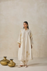 Chanderi Shirt Kurta With Salwar Set
