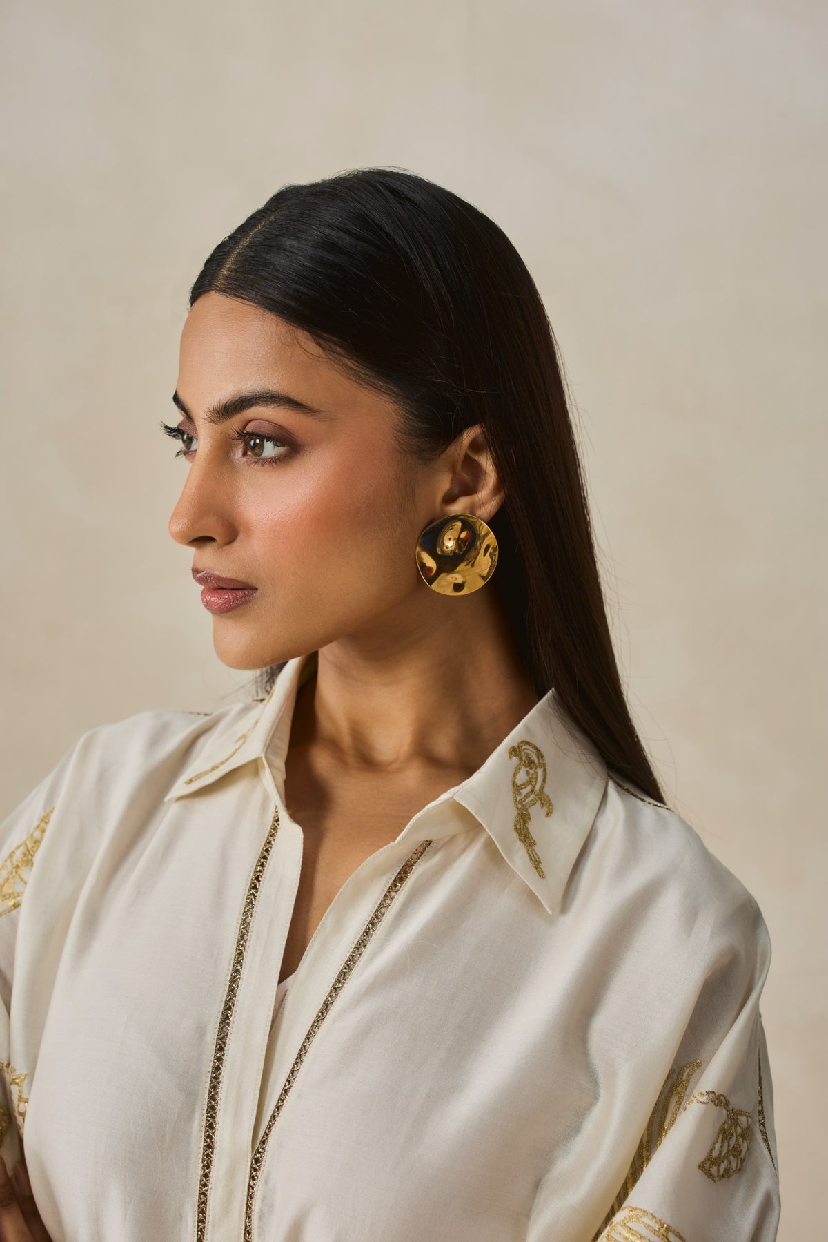 Chanderi Shirt Kurta With Salwar Set